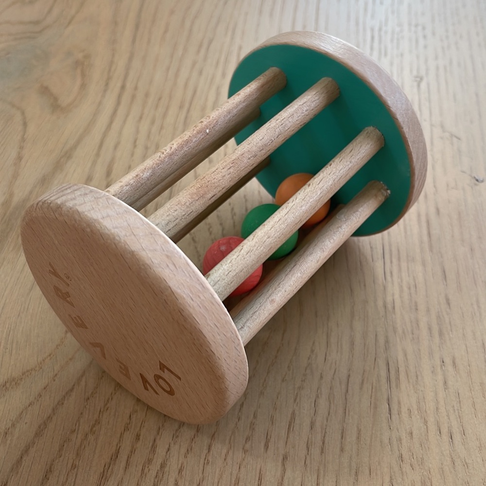 Lovevery Wooden Rolling Rattle